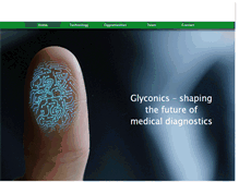 Tablet Screenshot of glyconics.com